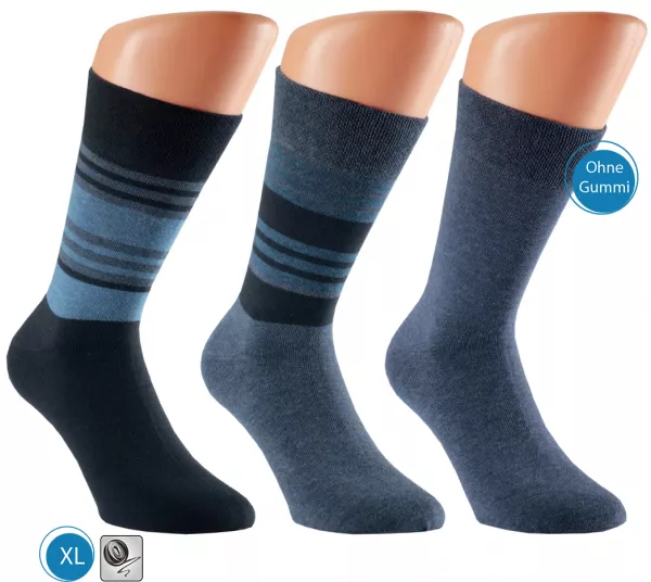 XL Socken | Jeans, Blau, Marine
